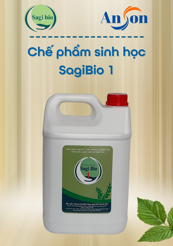 CHẾ PHẨM SINH HỌC KHỬ MÙI RÁC THẢI SINH HOẠT SAGI BIO 1 - Ảnh 2
