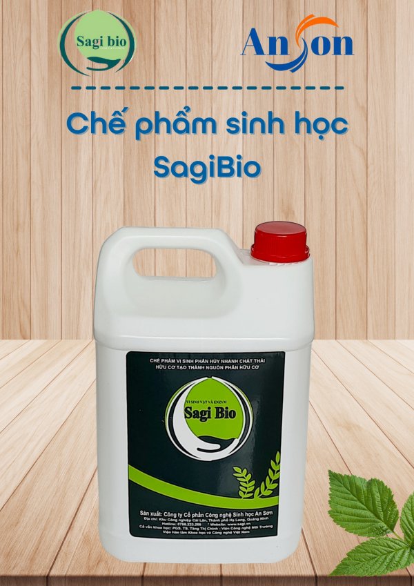 CHẾ PHẨM SINH HỌC Ủ PHÂN HỮU CƠ SAGI BIO - Ảnh 5