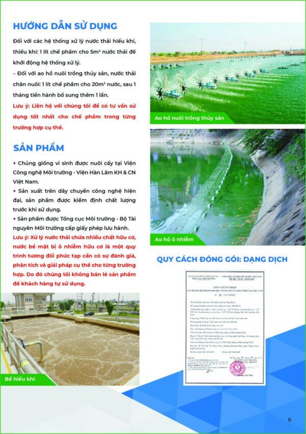 CHẾ PHẨM SINH HỌC XỬ LÝ NƯỚC THẢI SAGI BIO 2 - Ảnh 4
