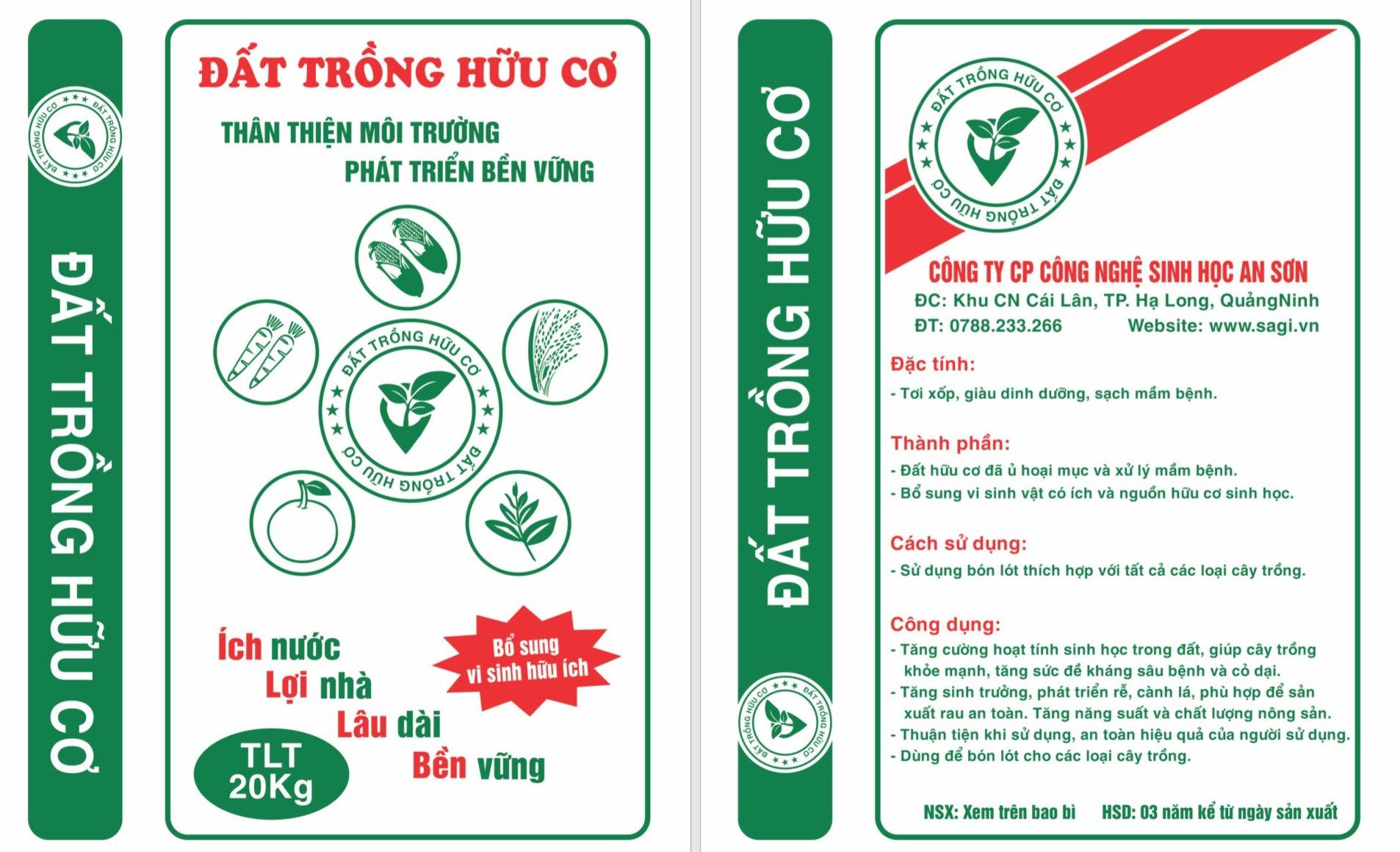 ĐẤT TRỒNG HỮU CƠ